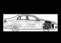 Blueprint acura tl 2004 01 01 A4 Photo Print