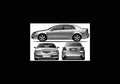 Blueprint acura tl 2005 01 01 A4 Photo Print