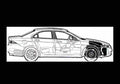 Blueprint acura tsx 2004 01 01 A4 Photo Print
