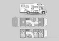 Blueprint adria coral a 660 sp 01 A4 Photo Print