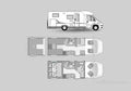 Blueprint adria coral s 660 sl 01 A4 Photo Print