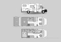 Blueprint adria coral sport s 574 sp 01 A4 Photo Print