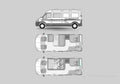 Blueprint adria van m 01 01 A4 Photo Print
