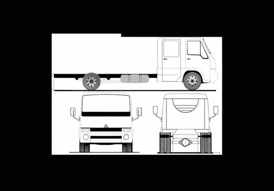 Blueprint agrale 8500ce 2009 01 A4 Photo Print