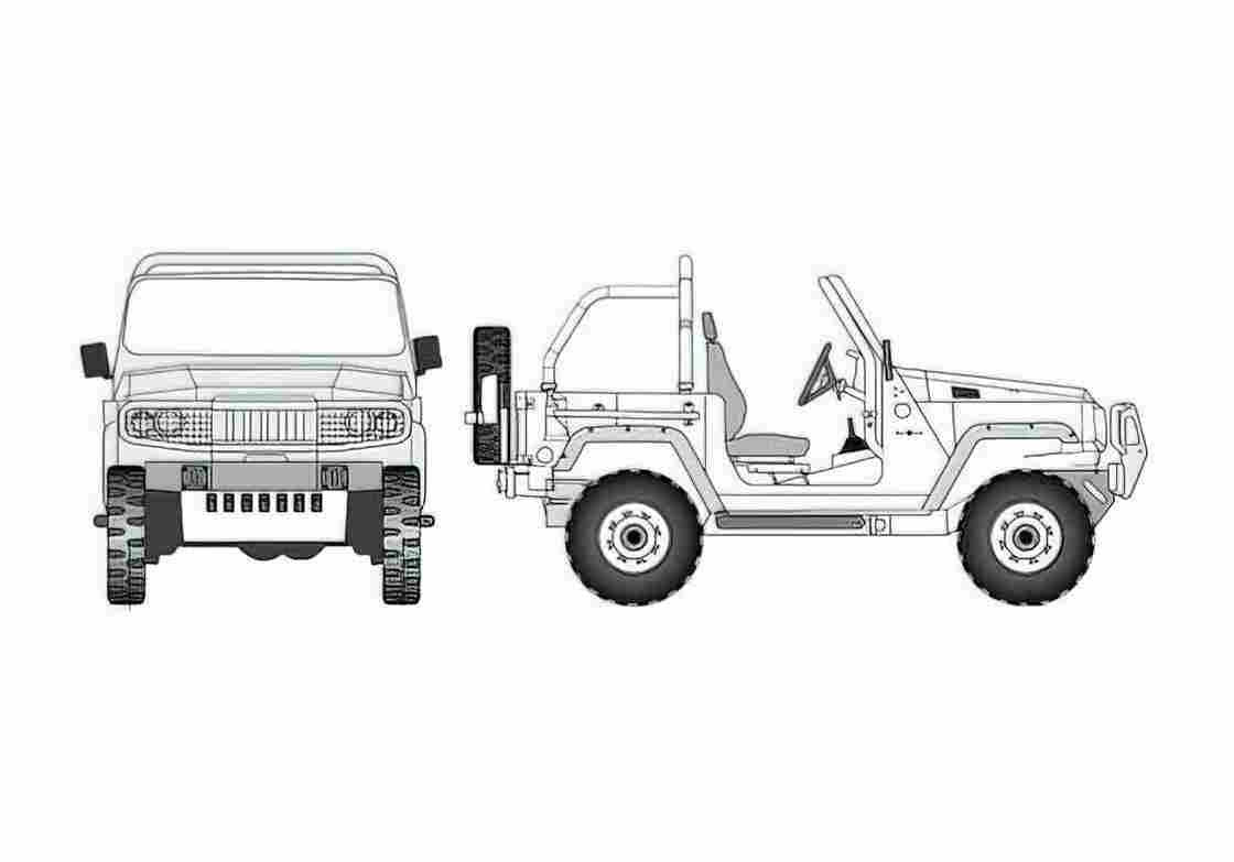 Blueprint agrale marrua am50 soft top 2009 33404 01 A4 Photo Print