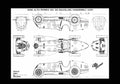 Blueprint alfa romeo 12c 01 01 A4 Photo Print