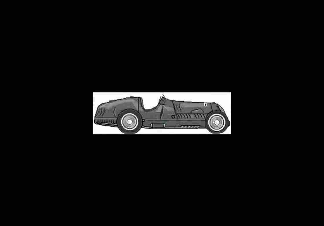 Blueprint alfa romeo 12c 41l gp 1937 01 A4 Photo Print