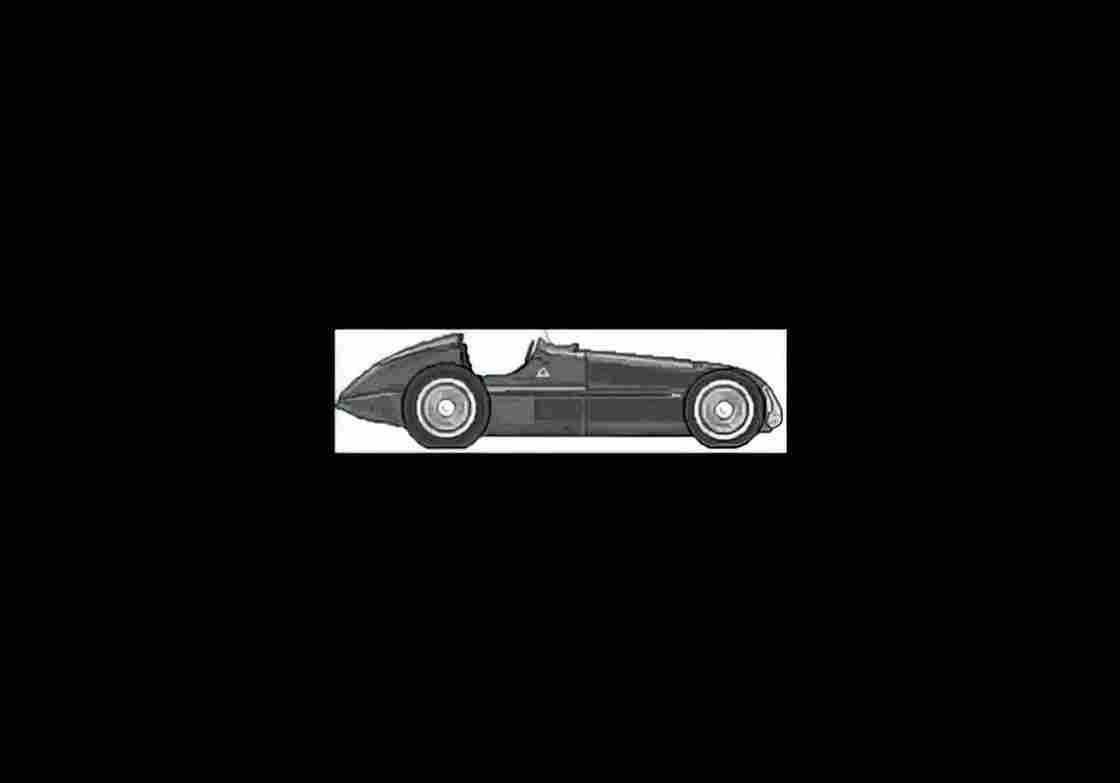 Blueprint alfa romeo 158 alfetta gp 1947 01 A4 Photo Print