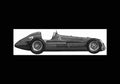 Blueprint alfa romeo 158 f1 1950 01 A4 Photo Print