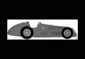 Blueprint alfa romeo 159 1950 01 A4 Photo Print