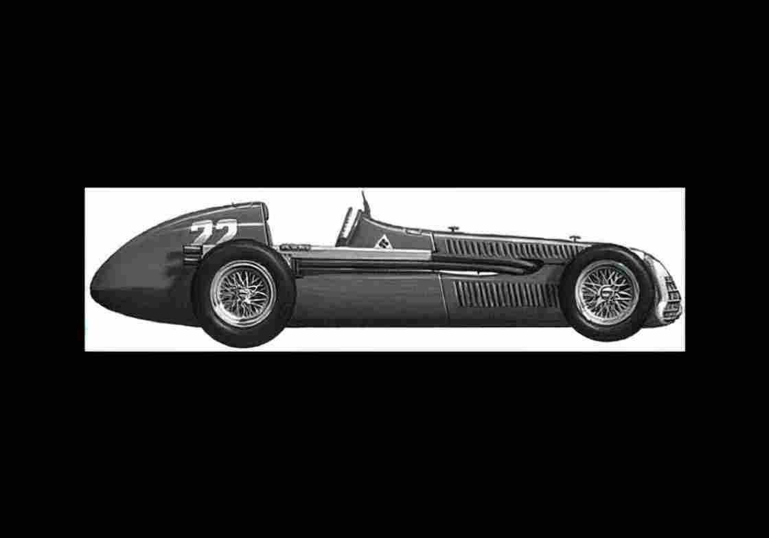Blueprint alfa romeo 159 f1 1951 01 A4 Photo Print