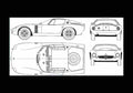 Blueprint alfa romeo 1600 gtz bertone 01 01 A4 Photo Print