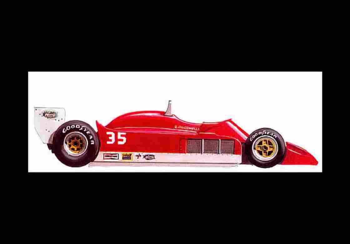 Blueprint alfa romeo 177 f1 1979 01 01 A4 Photo Print