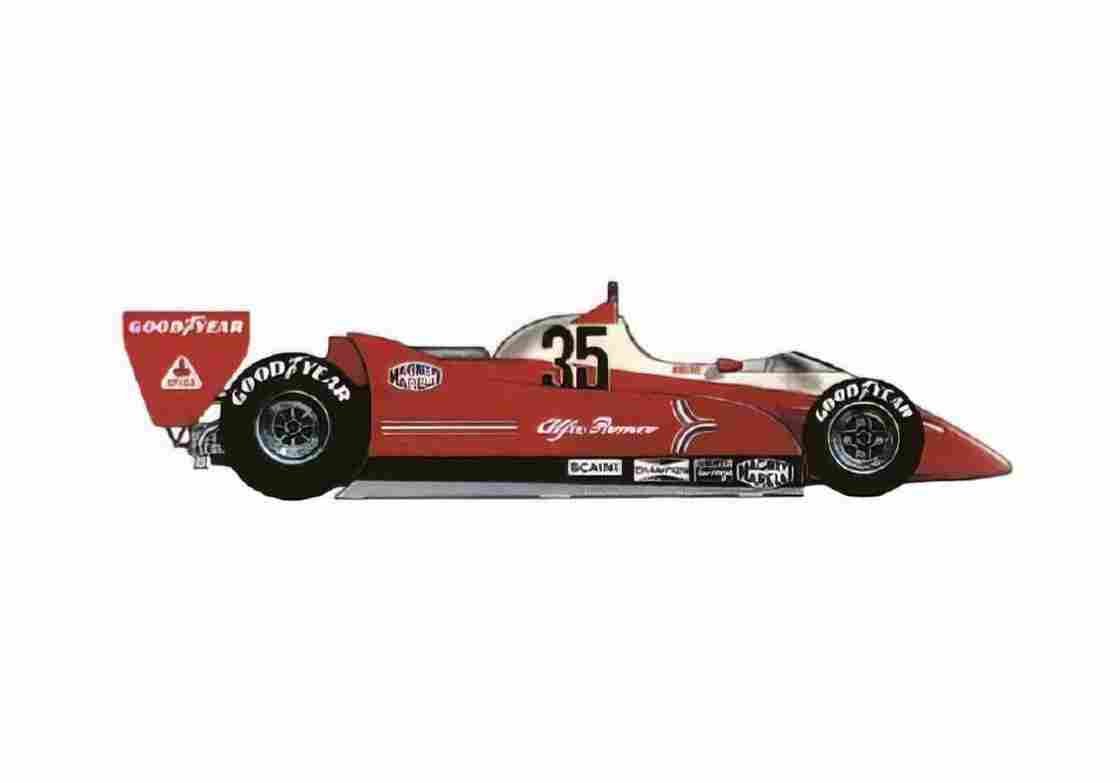 Blueprint alfa romeo 179 f1 1979 m 01 01 A4 Photo Print
