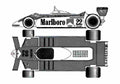 Blueprint alfa romeo 179 f1 1980 01 A4 Photo Print