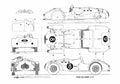 Blueprint allard j2 1959 01 A4 Photo Print