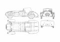 Blueprint allard j2x comp 01 A4 Photo Print