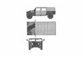 Blueprint am general hmmwv m1038 01 A4 Photo Print