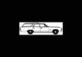 Blueprint amc ambassador sst station wagon 1971 01 A4 Photo Print