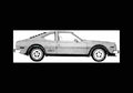 Blueprint amc amx coupe 1978 01 A4 Photo Print