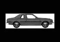 Blueprint amc concord d l 2 door sedan 1978 01 A4 Photo Print