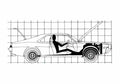 Blueprint amc javelin 343 1969 55057 01 A4 Photo Print