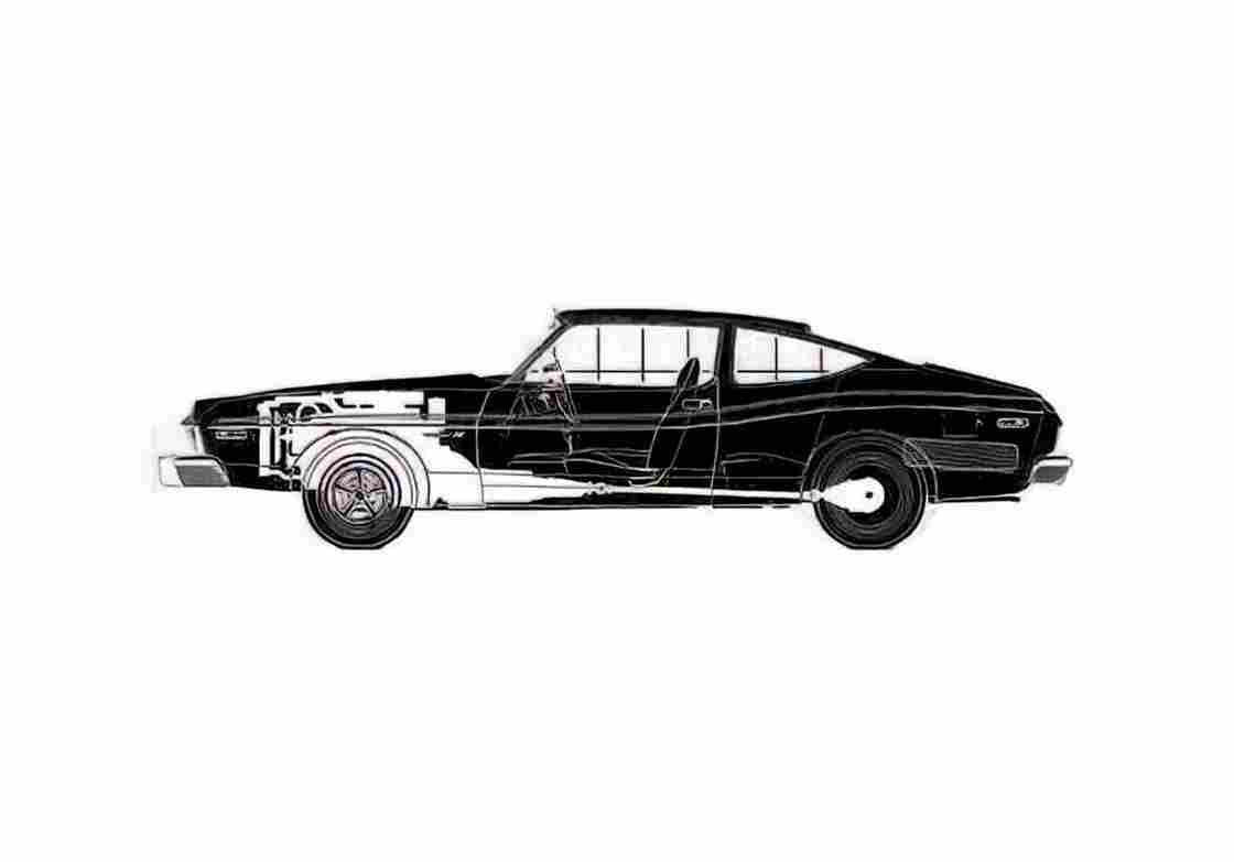 Blueprint amc matador x 1974 01 A4 Photo Print