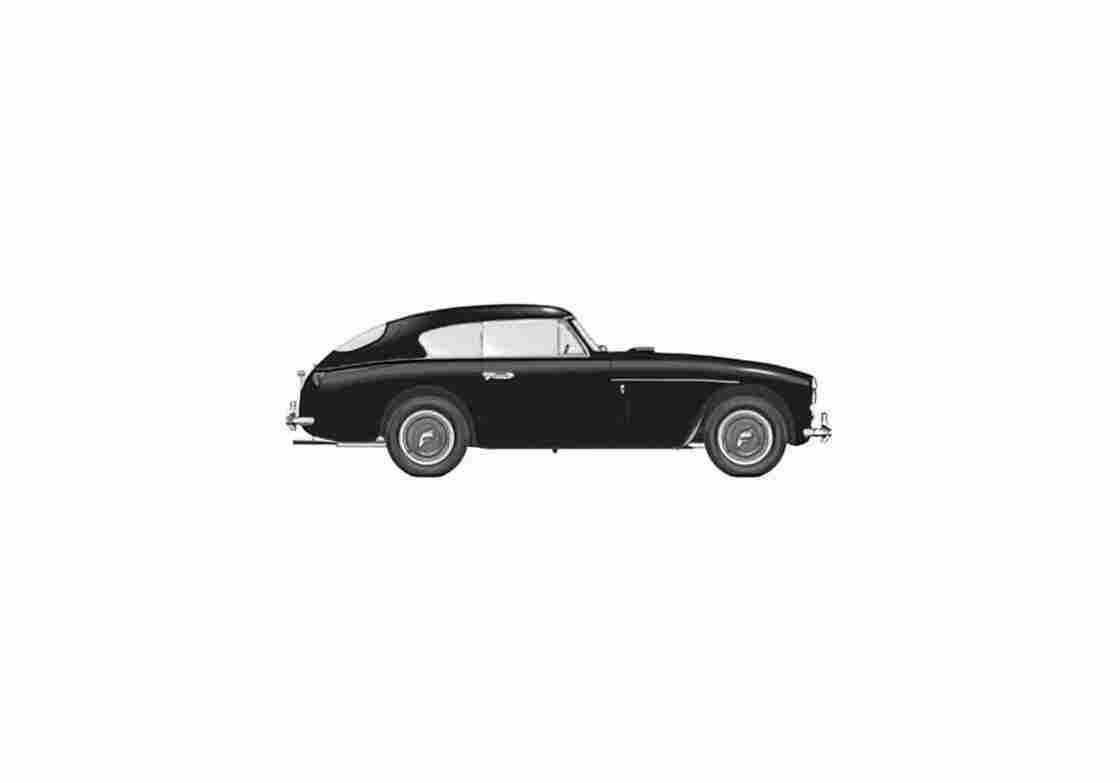 Blueprint aston martin db2 4 01 A4 Photo Print