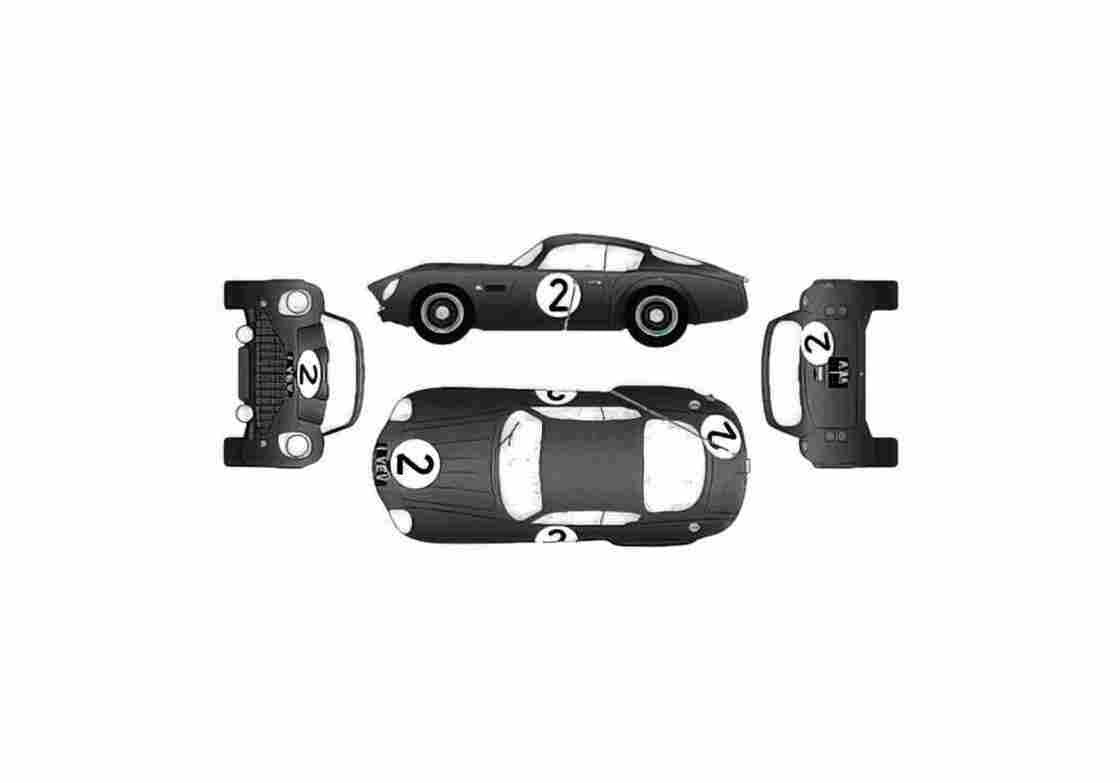 Blueprint aston martin db4gt zagato lemans 2061 01 A4 Photo Print