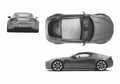 Blueprint aston martin db8 01 A4 Photo Print