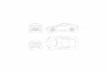 Blueprint aston martin db9 2010 44494 01 A4 Photo Print