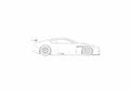 Blueprint aston martin dbr9 2005 01 A4 Photo Print