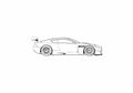 Blueprint aston martin dbr9 2005 le mans 01 A4 Photo Print