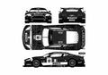 Blueprint aston martin dbr9 le mans 2006 01 A4 Photo Print