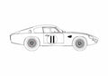 Blueprint aston martin dp 212 1962 le mans 01 A4 Photo Print