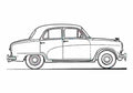 Blueprint austin a40 cambridge 01 A4 Photo Print