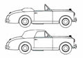 Blueprint austin a40 sports 1952 01 A4 Photo Print