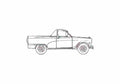 Blueprint austin a50 coupe utility 1957 01 A4 Photo Print