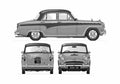 Blueprint austin a95 westminster deluxe 1958 01 A4 Photo Print