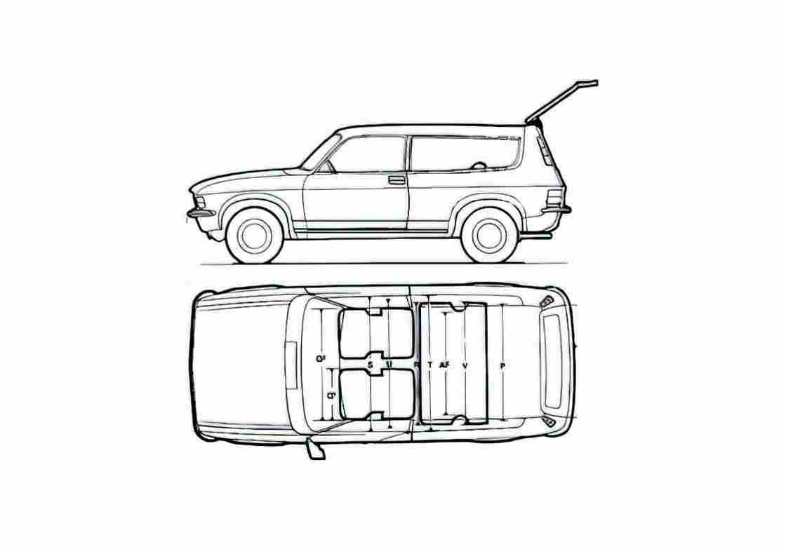 Blueprint austin allegro 2 estate 01 A4 Photo Print