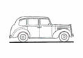 Blueprint austin fx3 hire car 1948 01 A4 Photo Print