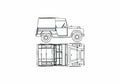 Blueprint austin gipsy s1 01 A4 Photo Print