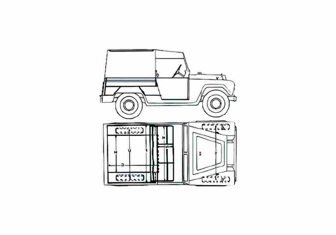 Blueprint austin gipsy s1 01 A4 Photo Print