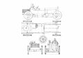 Blueprint austin gp 1908 02 01 A4 Photo Print