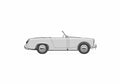 Blueprint austin healey sprite mkii 1961 01 A4 Photo Print