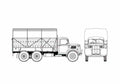 Blueprint austin k3 yf 3 ton 6x4 01 A4 Photo Print