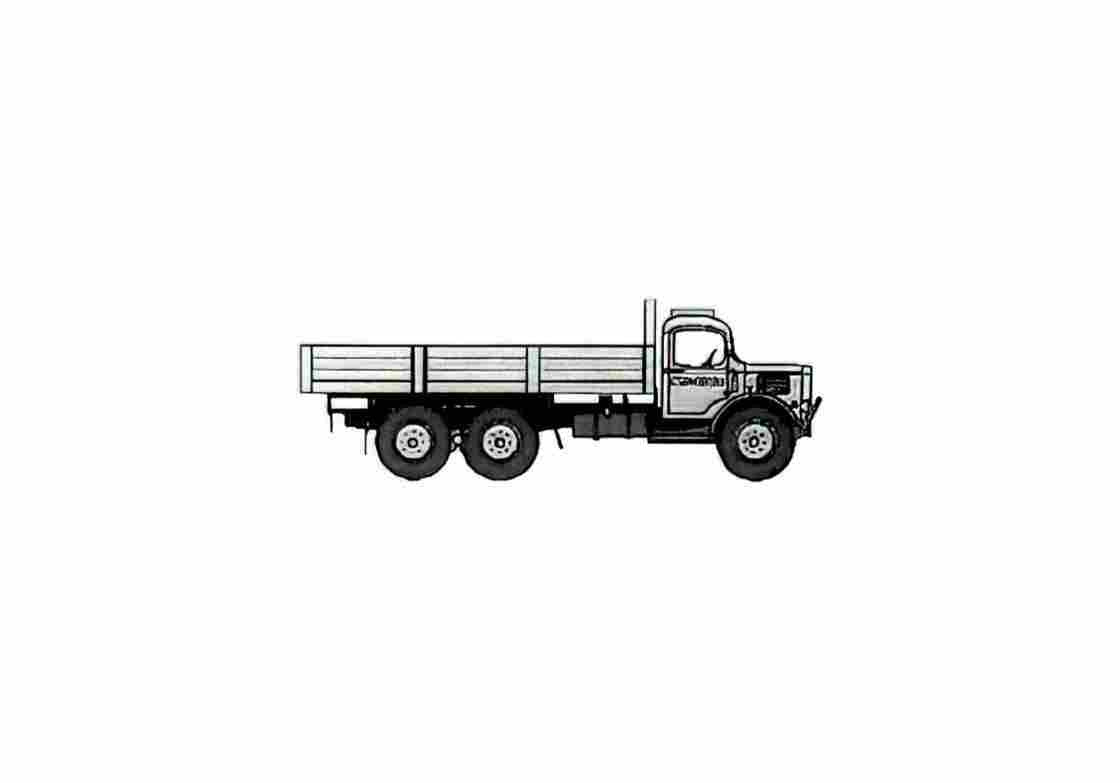 Blueprint austin k6 3ton 6x4 2 01 A4 Photo Print