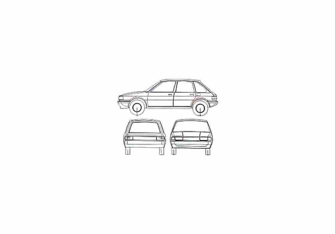 Blueprint austin maestro 1983 01 A4 Photo Print