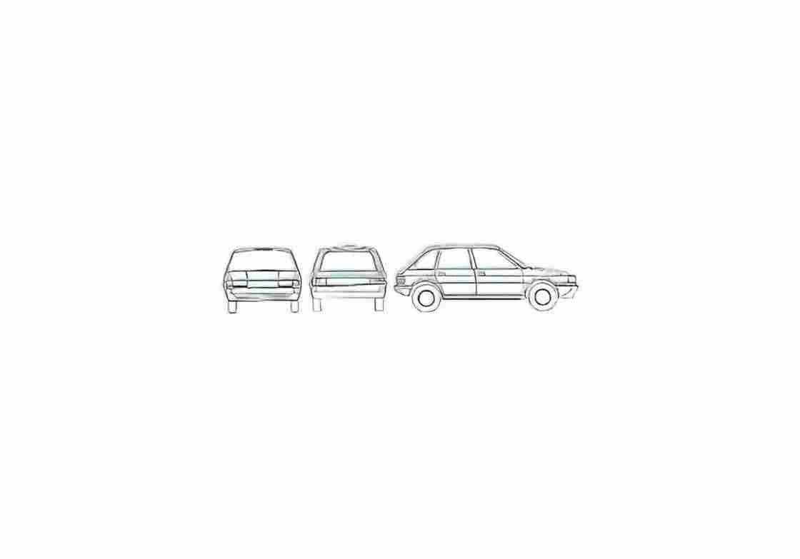 Blueprint austin maestro 1985 01 A4 Photo Print