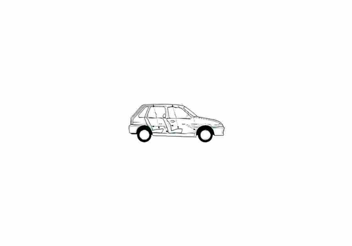 Blueprint austin metro 5 door 01 A4 Photo Print
